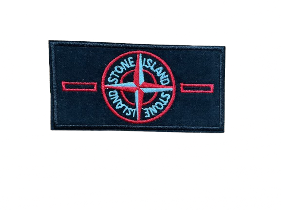 Stone Island Compass Badge — Red