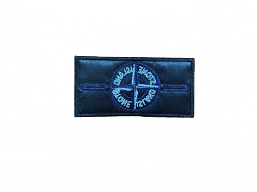 Stone Island Compass Badge — Blue